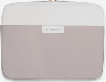 Kapten & Son Laptoptas 'Vinstra Muted Clay Sprinkled 16' in Bruin: voorkant