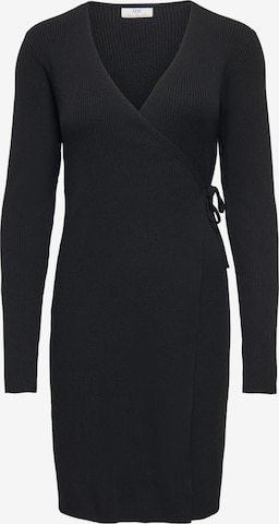 JDY Gebreide jurk 'JDYPrime' in Zwart: voorkant