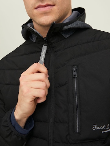 JACK & JONES Between-Season Jacket 'Berg' in Black