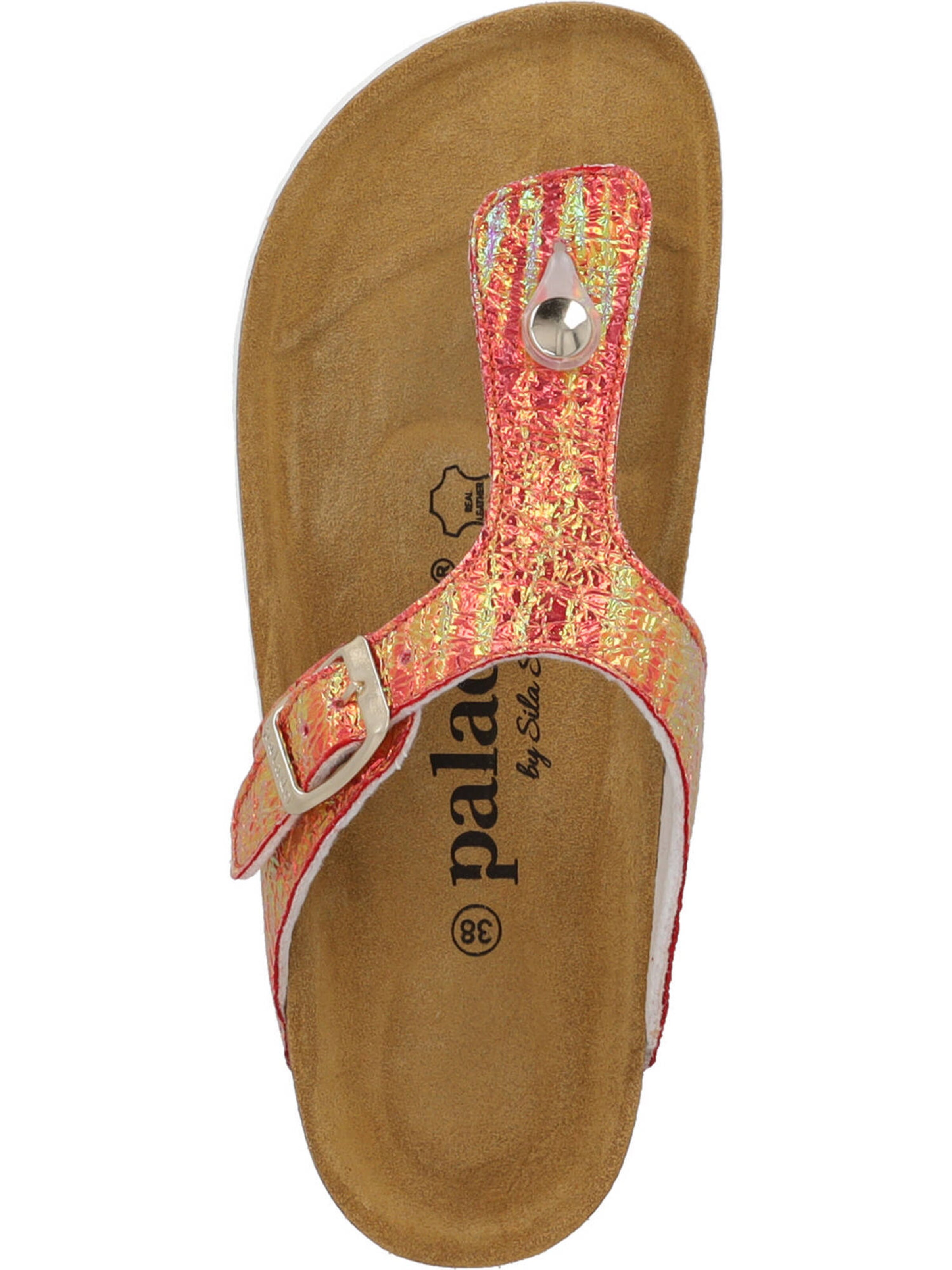 Palado by Sila Sahin Pantolette 'Kos Disco' in Rot