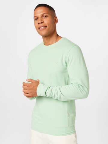 BLEND Sweatshirt in Green: front