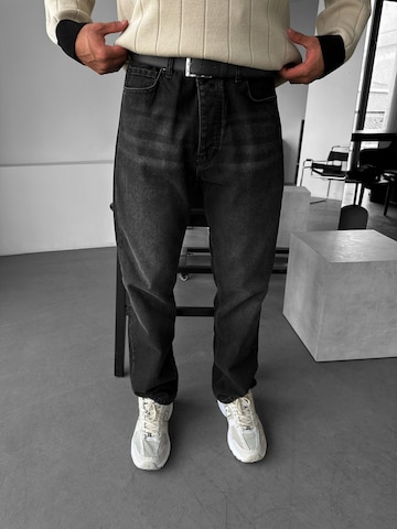 Baggy Jeans 'Baggy' di Kleidermafia in nero: frontale