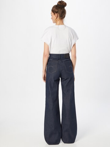 G-Star RAW Wide Leg Jeans i blå