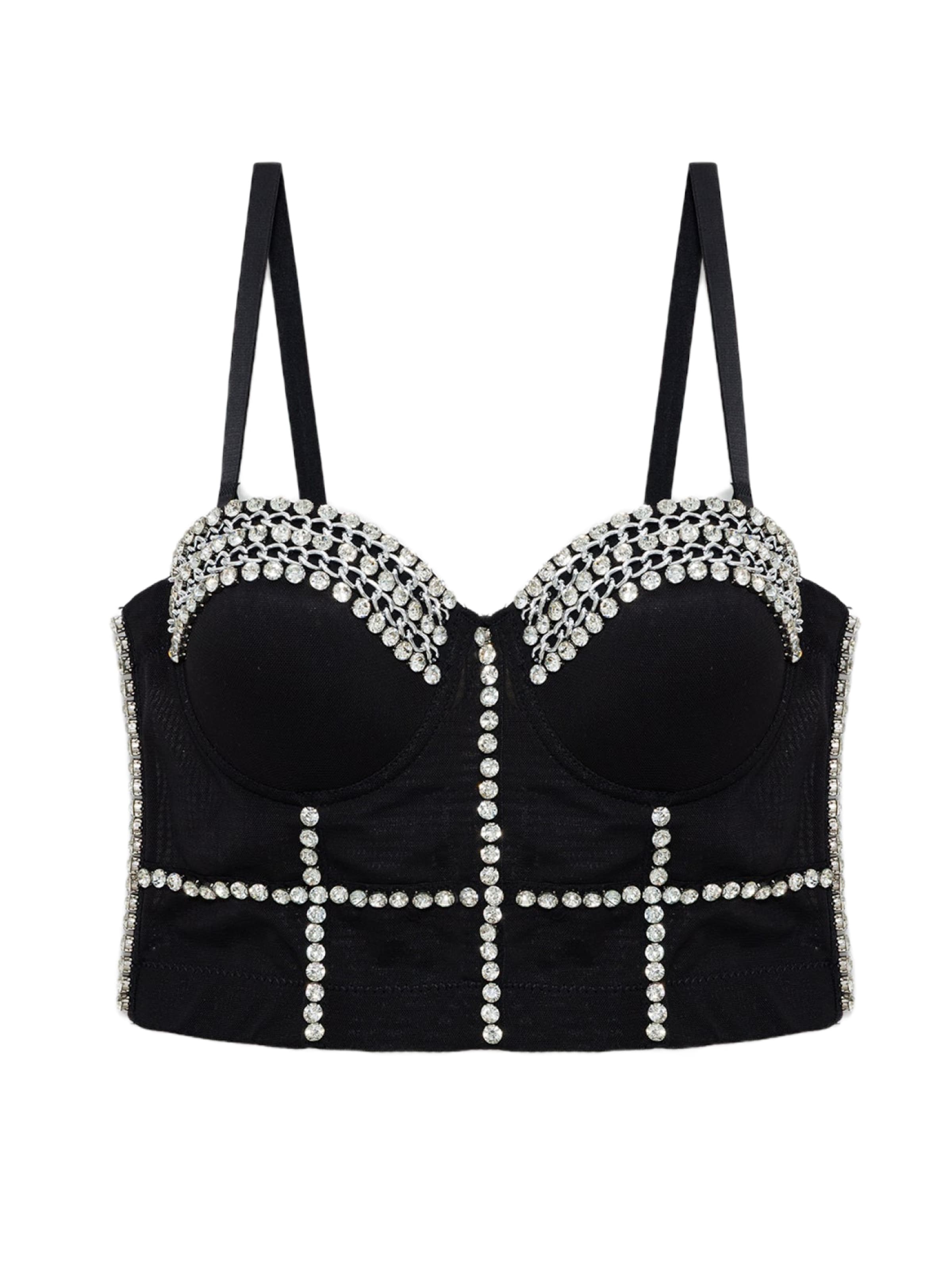 No Matter What Top in schwarz, Produktansicht