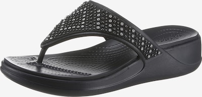 Crocs Iešļūcenes ar pirkstu atdalītāju 'Monterey' melns, Preces skats