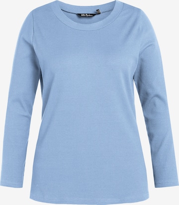 Ulla Popken Shirt in Blauw: voorkant