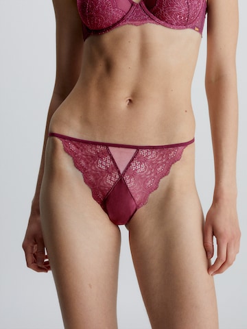 Calvin Klein Underwear String in Lila: voorkant