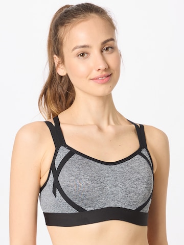 Marika Bustier Sport bh 'JOSIE' in Grijs: voorkant