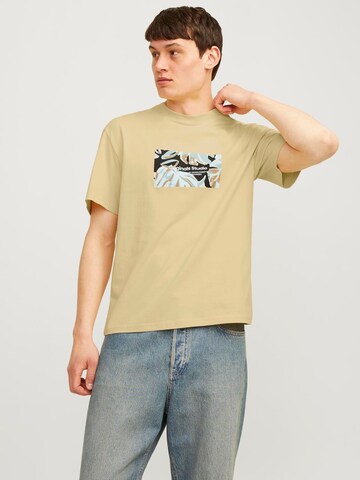 JACK & JONES Bluser & t-shirts 'Sequoia' i gul: forside