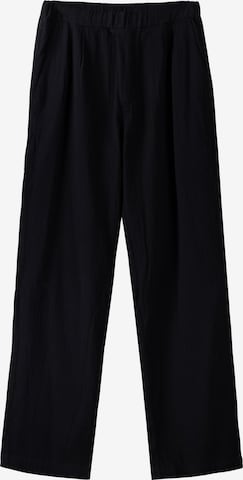 Loosefit Pantalon Bershka en noir : devant