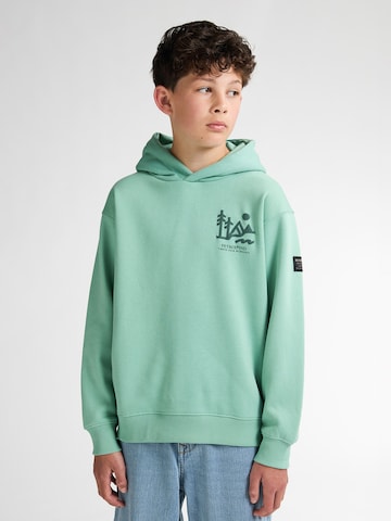 Petrol Industries Sweatshirt in Green: front