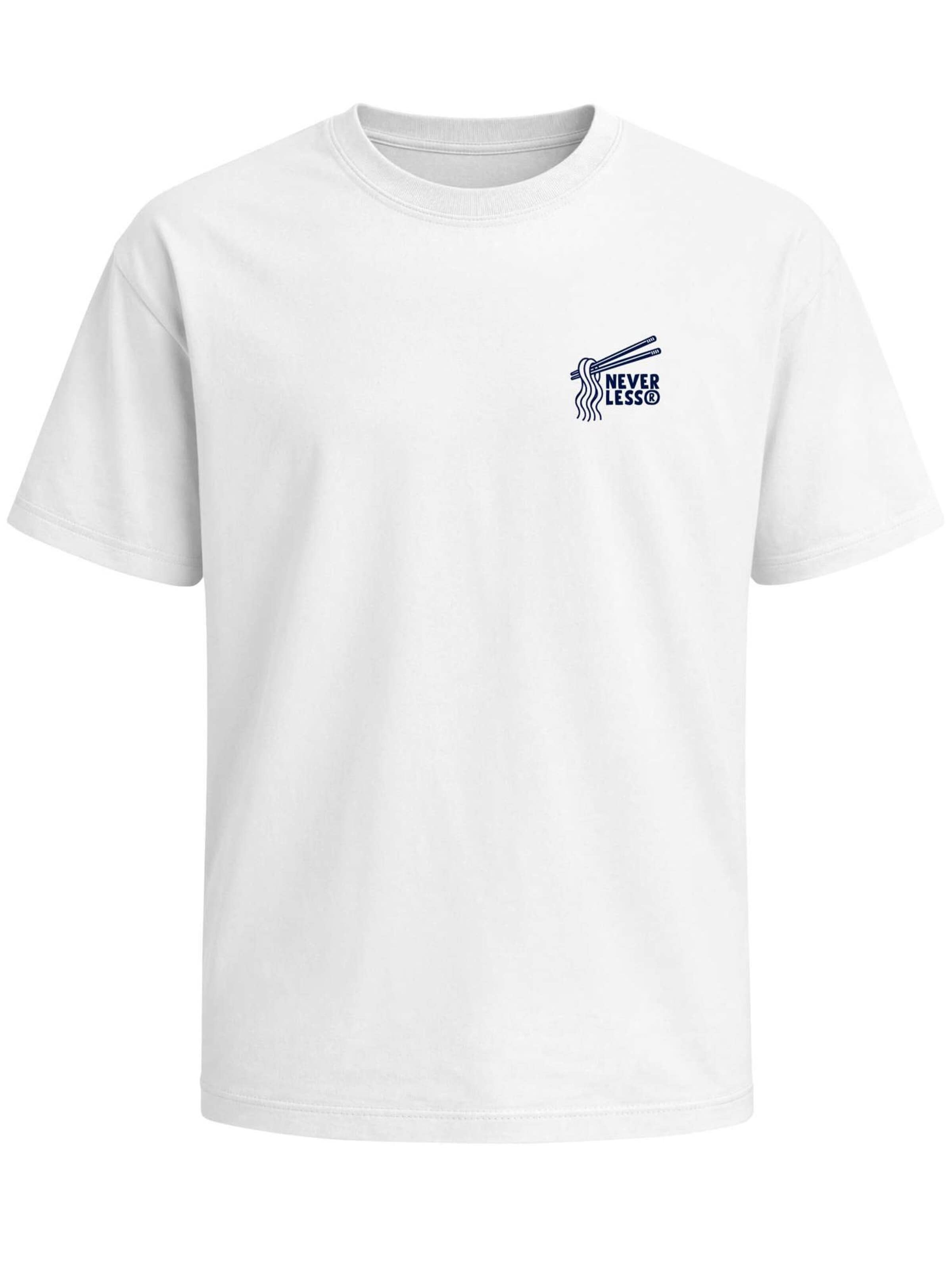 Neverless Shirt 'Asia Ramen' in White: front