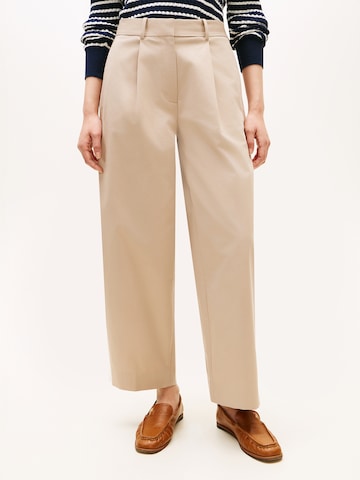 TOMMY HILFIGER Loosefit Hose in Beige: Vorderseite