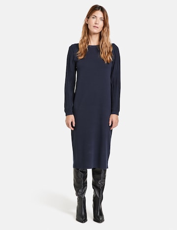 GERRY WEBER Knitted dress in Blue: front