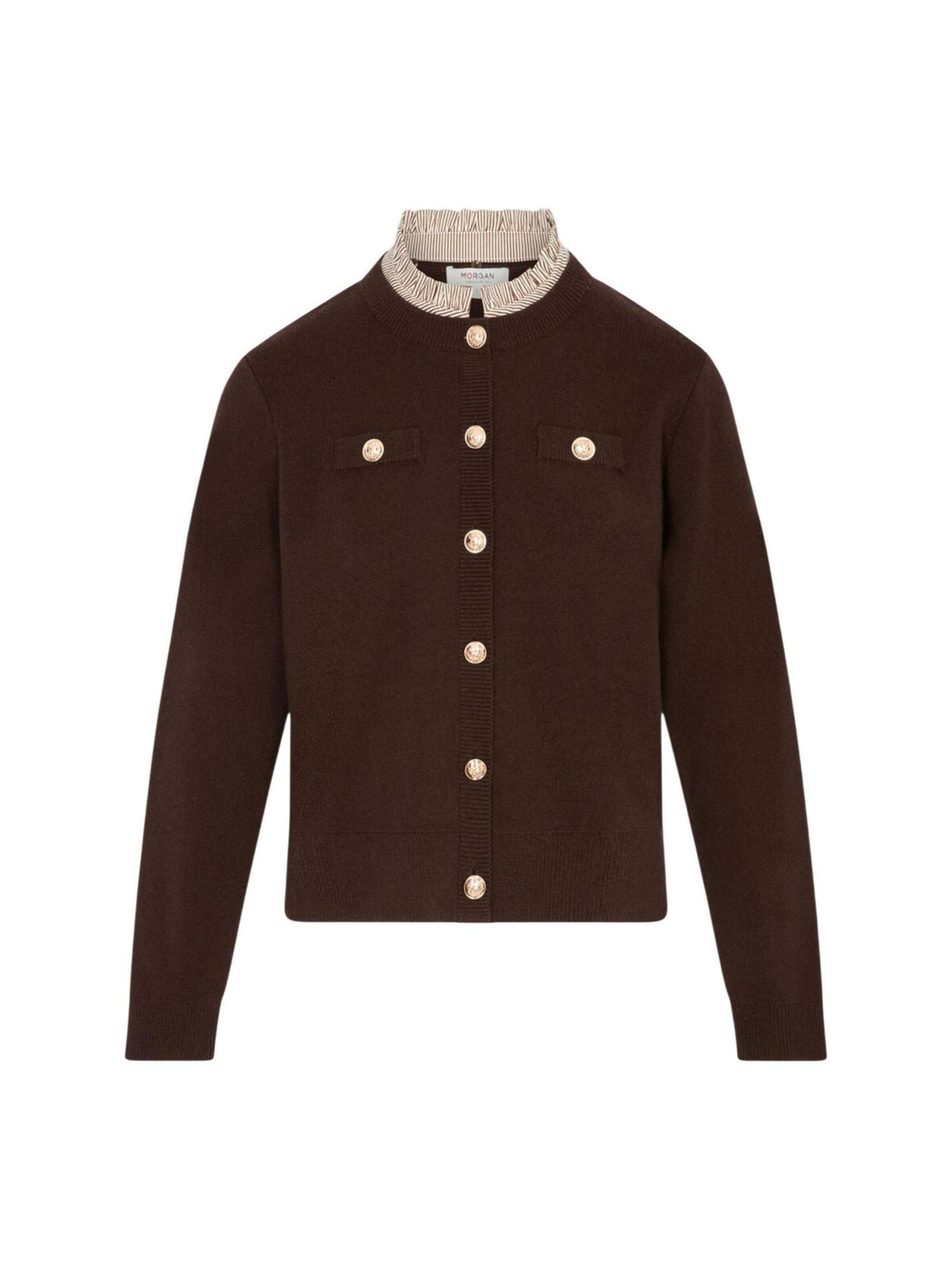 Pullover '262-MCAVALO' di Morgan De Toi in marrone
