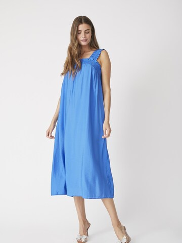 Robe co'couture en bleu