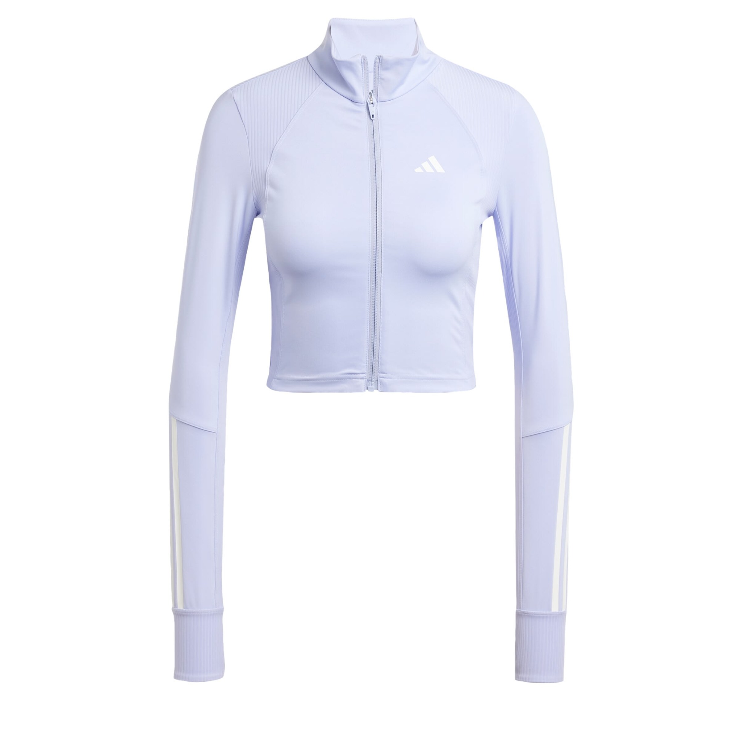 ADIDAS PERFORMANCE Športová mikina so zipsom 'Hyperglam' - Fialová: predná strana