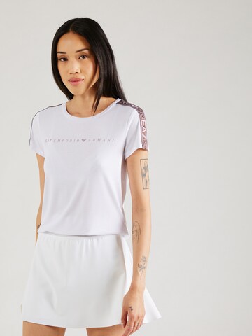 EA7 Emporio Armani Shirt in White: front