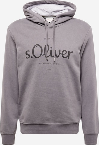 Felpa di s.Oliver in grigio: frontale