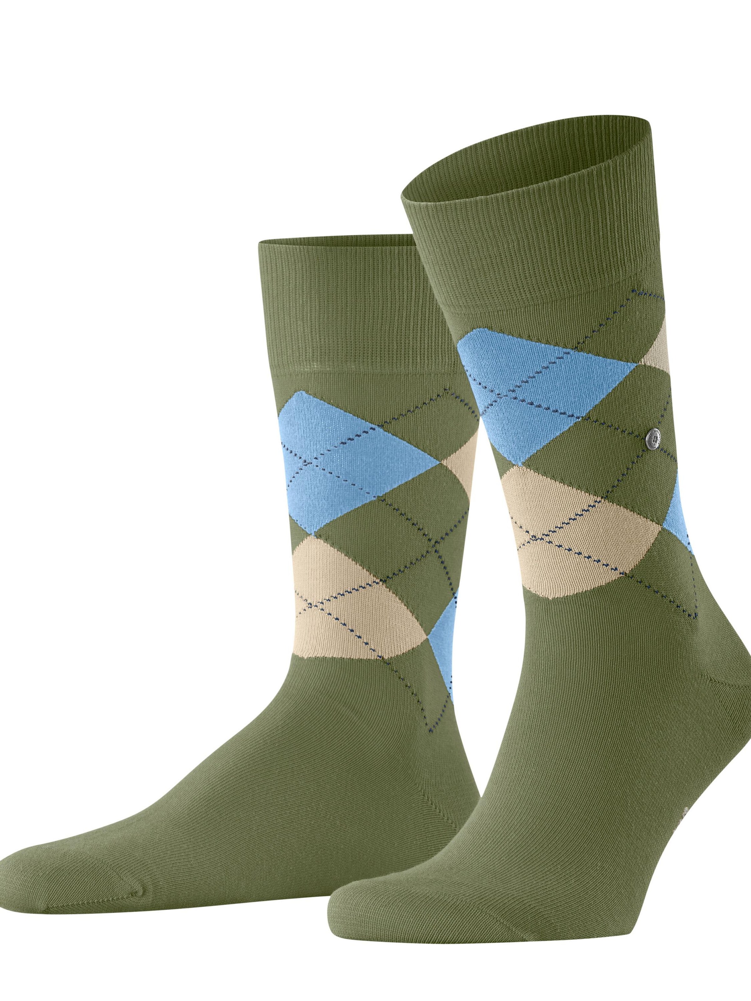 BURLINGTON Socks 'King' in Green: front