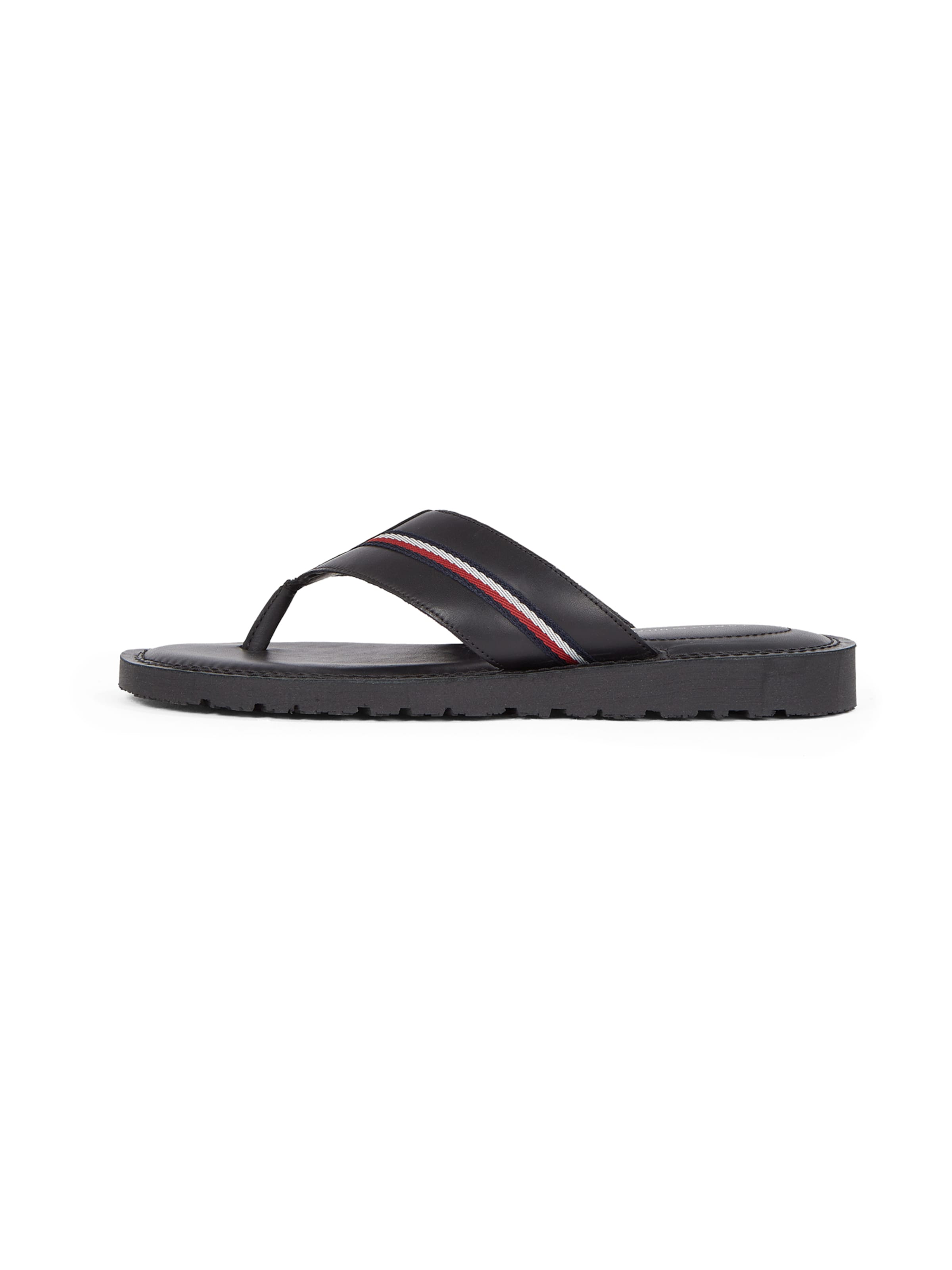 Flip-flops de la TOMMY HILFIGER pe negru: față