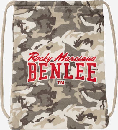 Benlee Urheilukassi 'Bendigo' värissä taupe / beigenharmaa / karmiininpunaine / valkoinen, Tuotenäkymä