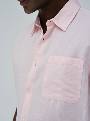 Coupe regular Chemise 'Birmingham' Salsa Jeans en rose