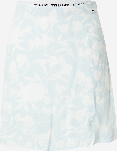 Tommy Jeans Nederdel i lyseblå / hvid, Produktvisning
