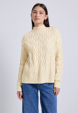 Street One Studio Sweater in Beige: front