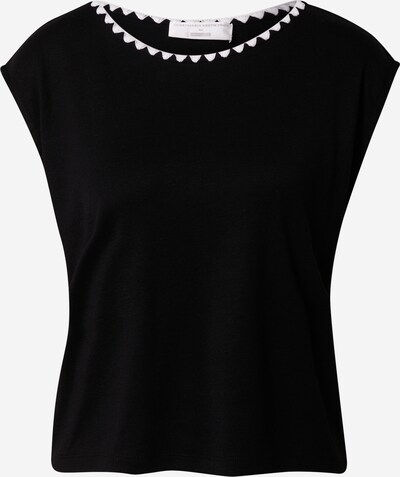 Guido Maria Kretschmer Collection Camiseta 'Sastra' en negro / blanco, Vista del producto