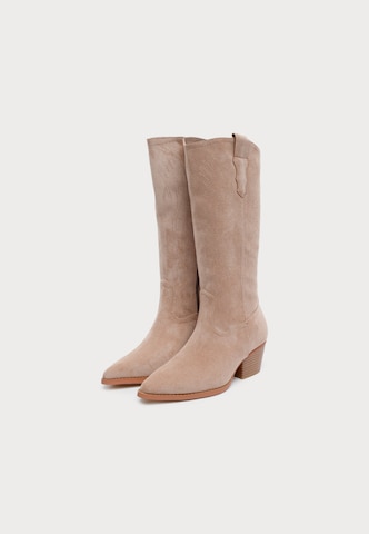 Bottes de cowboy Hailys en beige