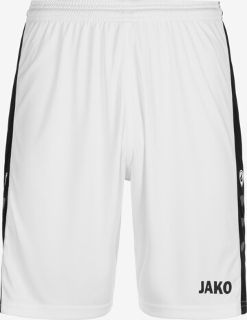 JAKO Workout Pants in White: front