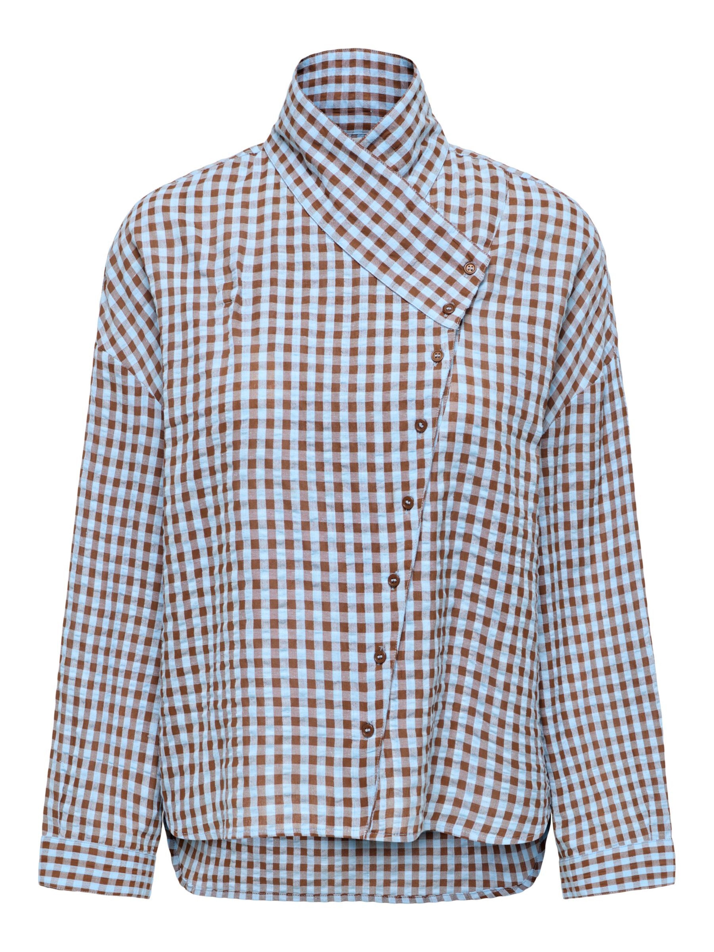 ONLY Bluse 'ONLPRIAH' in Braun: Vorderseite