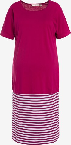 Robe Ulla Popken en rose : devant