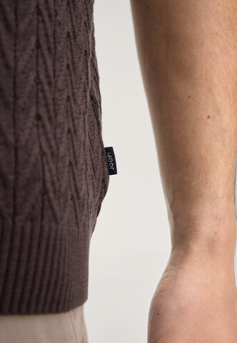 JOOP! Gebreid vest 'Tristao' in Bruin