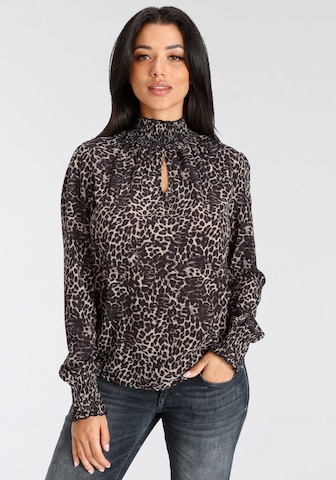 MELROSE Blouse in Brown: front