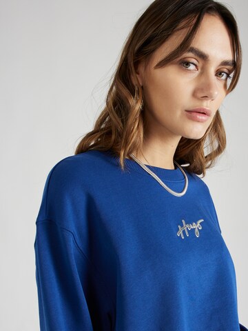 HUGO Sweatshirt 'Classic' i blå