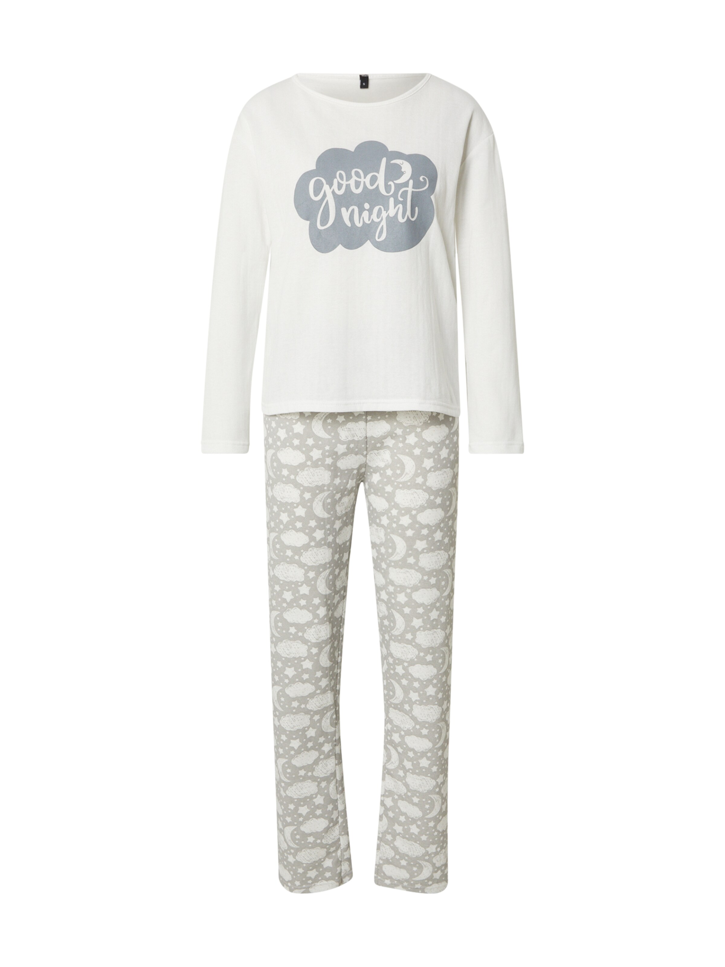 Trendyol Pižama | bela barva: sprednja stran