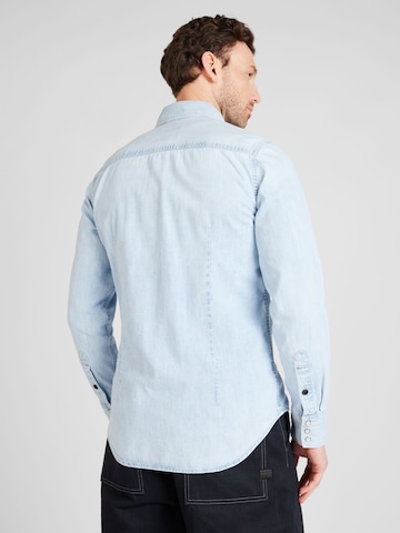 G-Star RAW Slim fit Button Up Shirt in Blue