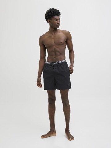 JACK & JONES Plavecké šortky 'JPSTMaui' – černá