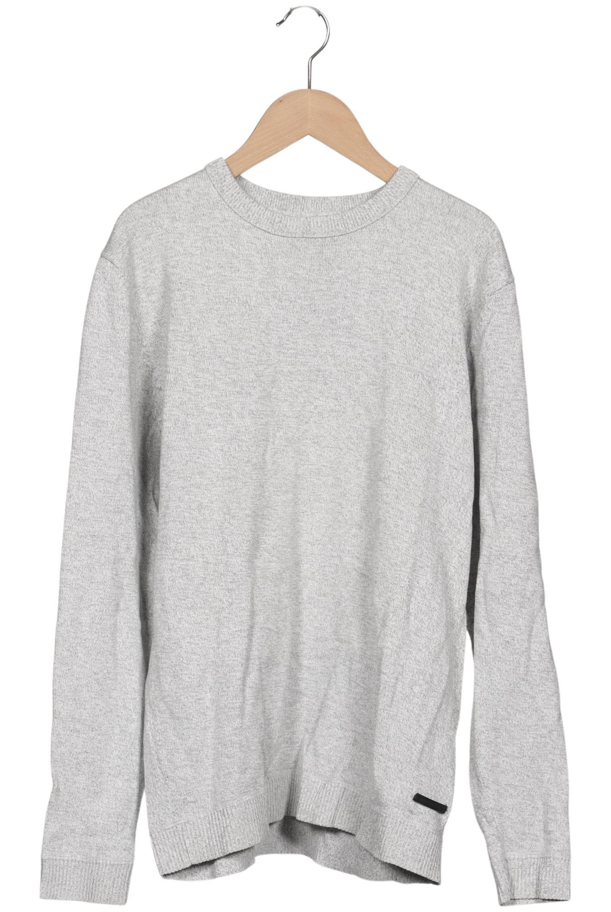 JACK & JONES Sweater & Cardigan in L in Grey: front