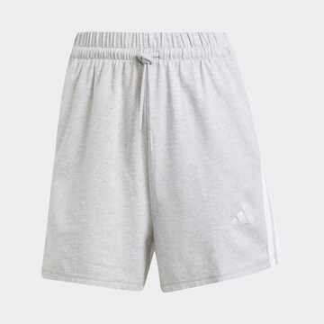 ADIDAS SPORTSWEAR Štandardný strih Športové nohavice 'Essentials' - Sivá: predná strana