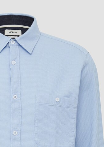 s.Oliver Regular Fit Hemd in Blau