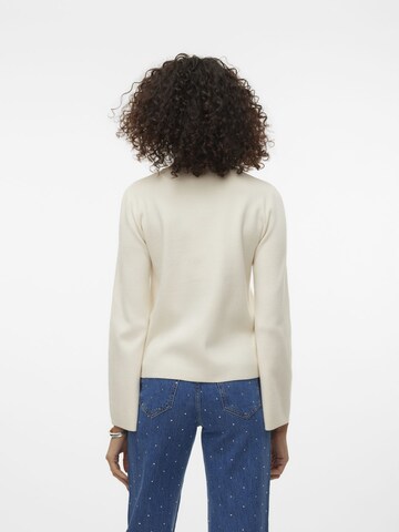 VERO MODA Gebreid vest 'HANNA' in Beige