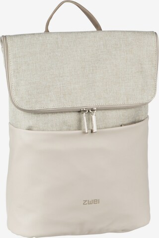 ZWEI Backpack in Beige: front