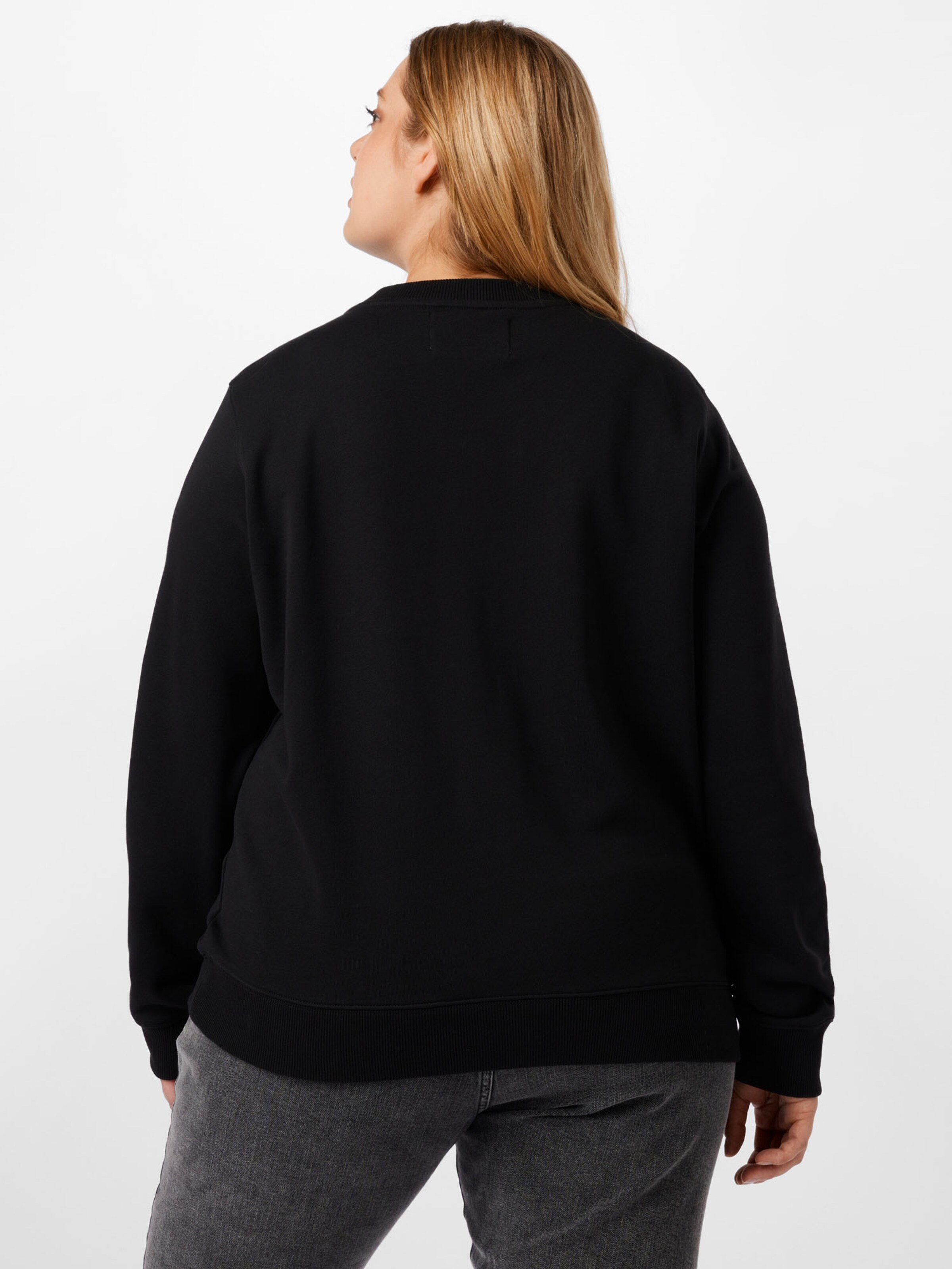 Vêtements Sweat-shirt Calvin Klein Jeans Curve en Noir 
