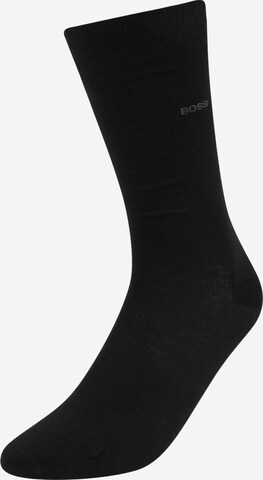 Chaussettes 'John RS Uni' BOSS en noir : devant