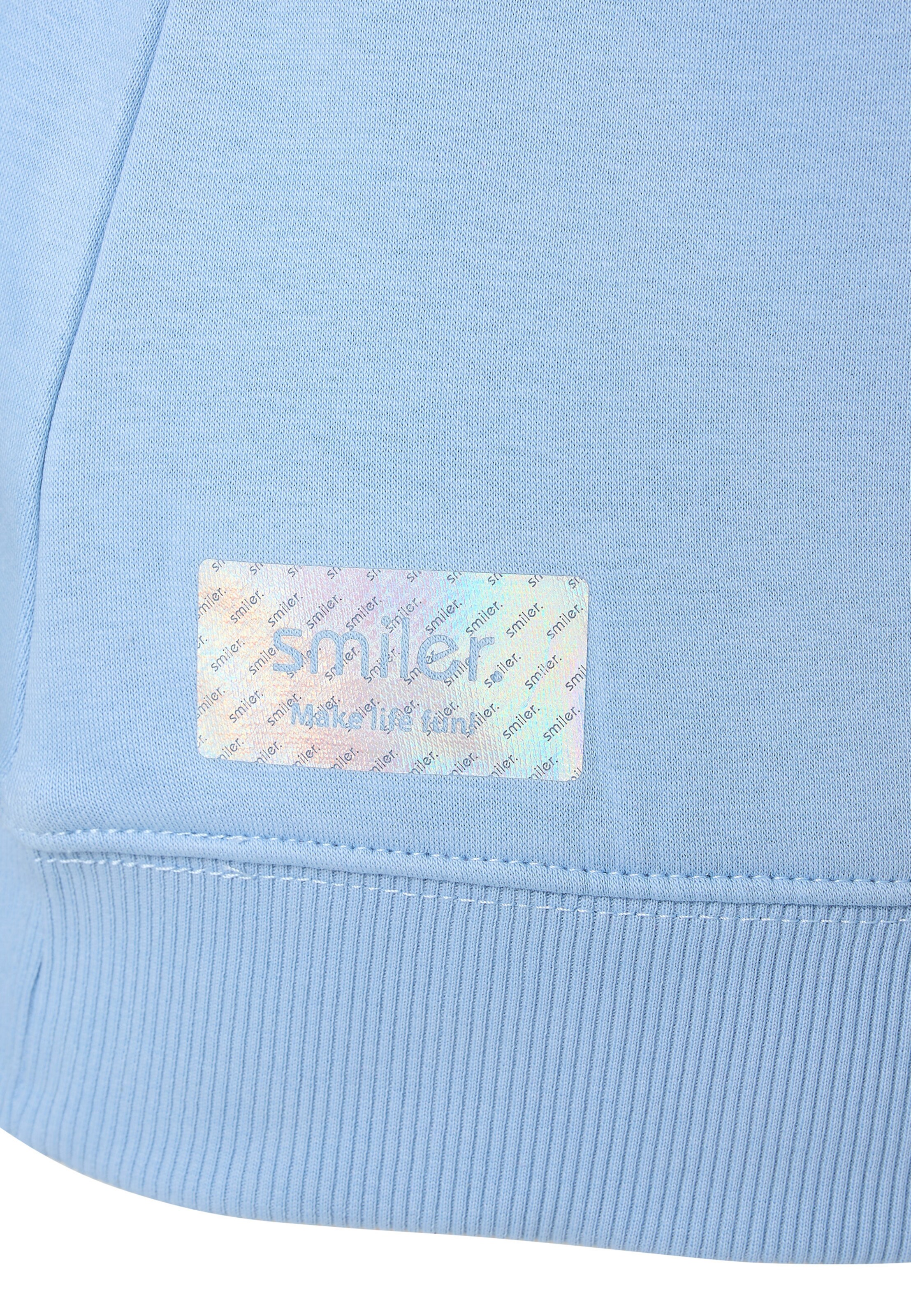 smiler. Sweatshirt 'Cuddle' in Blauw