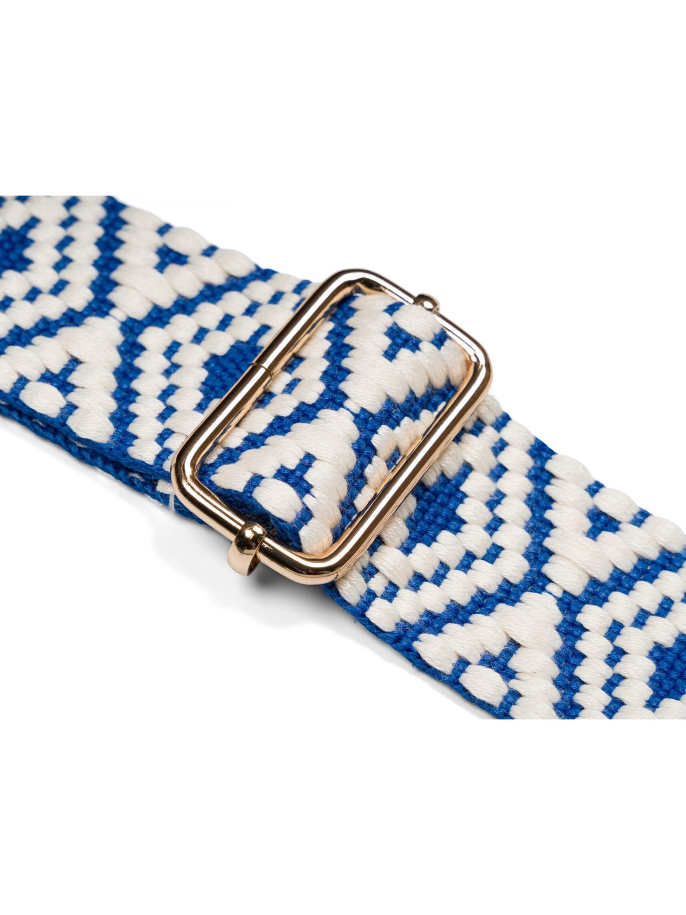 styleBREAKER Taschenzubehör 'Wechsel Taschengurt Azteken Muster'‌‌‌‌‌‌‌‌‌ in Blau