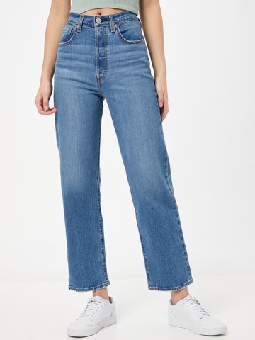 LEVI'S ® - Bootcut Calças de ganga 'Ribcage Straight Ankle' em azul: frente